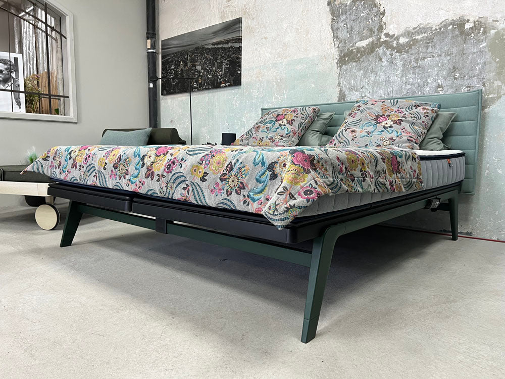 Auping - Bett - Original - Stoff grün - konfigurierbar