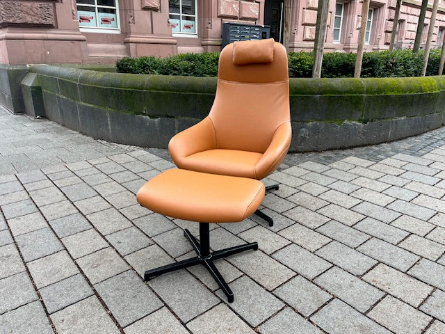 creation by Rolf Benz - Sessel - cr.485 - Leder braun - sofort verfügbar