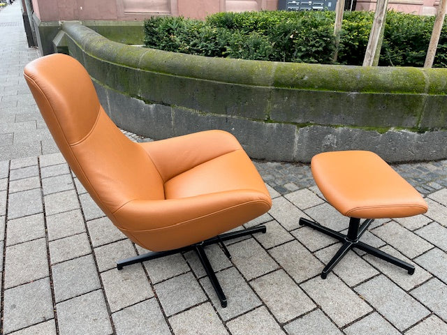 creation by Rolf Benz - Sessel - cr.485 - Leder braun - sofort verfügbar