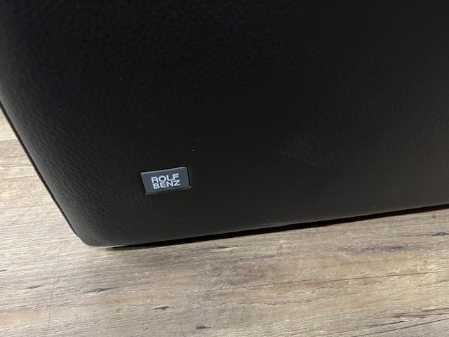 Rolf Benz - Sofa - RB 011 Ego - Leder schwarz - sofort verfügbar
