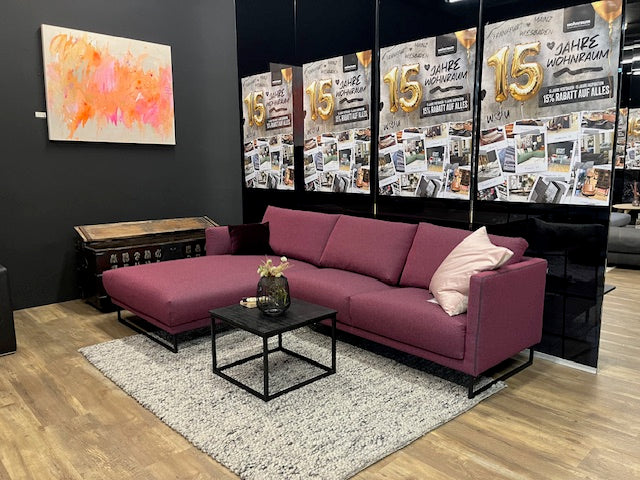 freistil - Sofa - freistil 133 - Stoff violett - sofort verfügbar