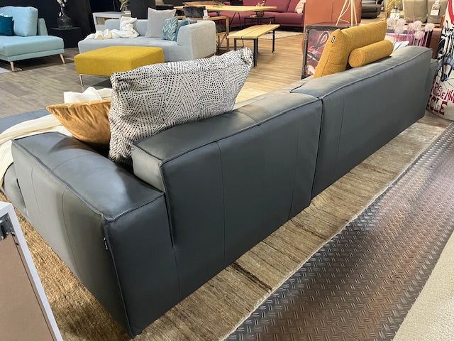 freistil - Sofa - freistil 136 - Leder grau - sofort verfügbar