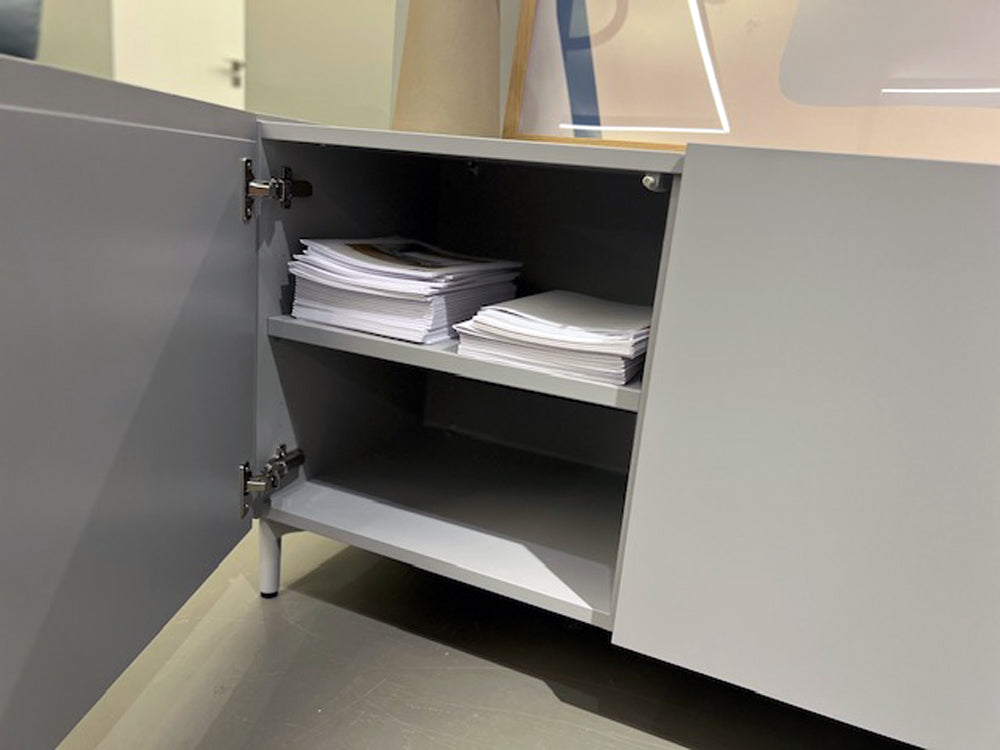 Rolf Benz - Sideboard - Stretto - Lack grau - sofort verfügbar
