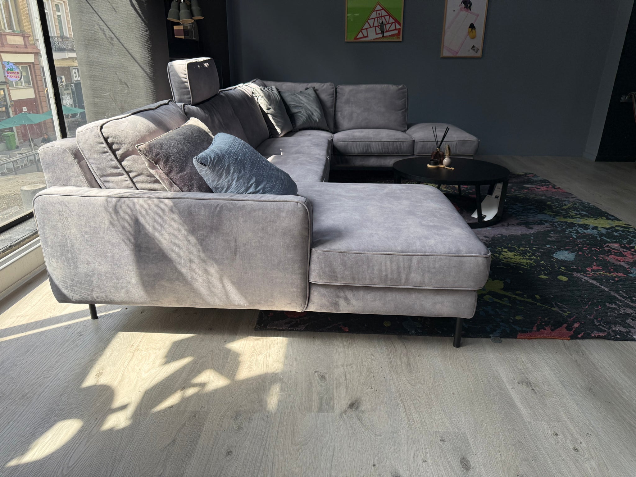 Pro Seda - Sofa - View - Stoff grau - sofort verfügbar