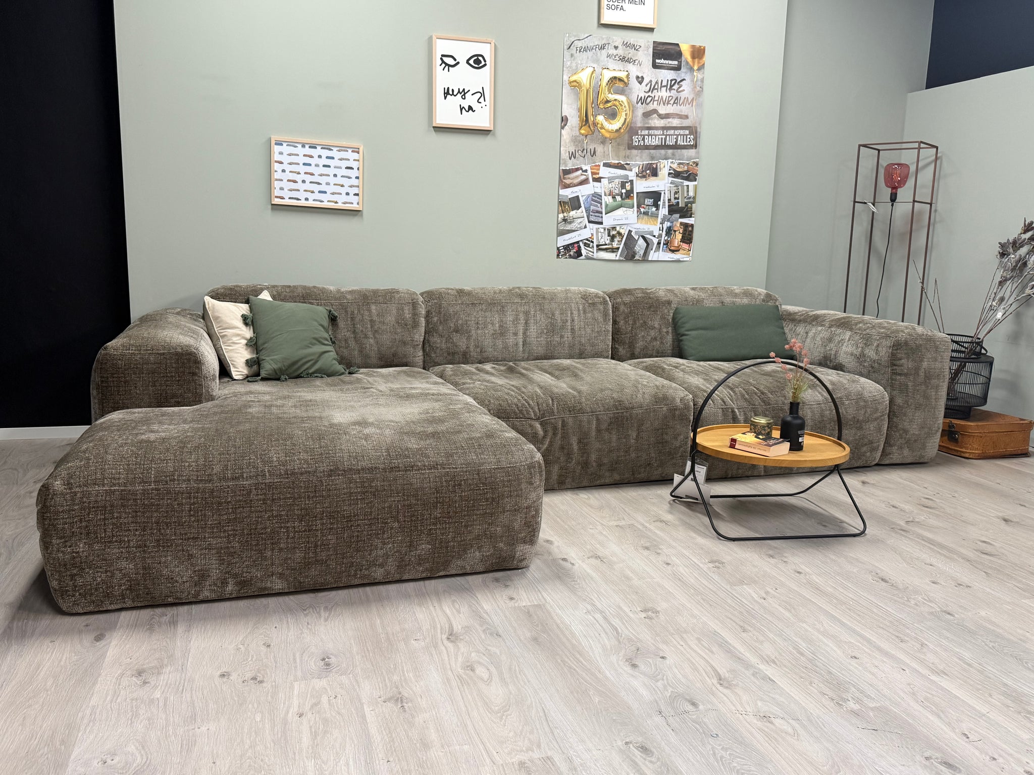 Pro Seda - Sofa - Paradiso - Stoff braun - sofort verfügbar