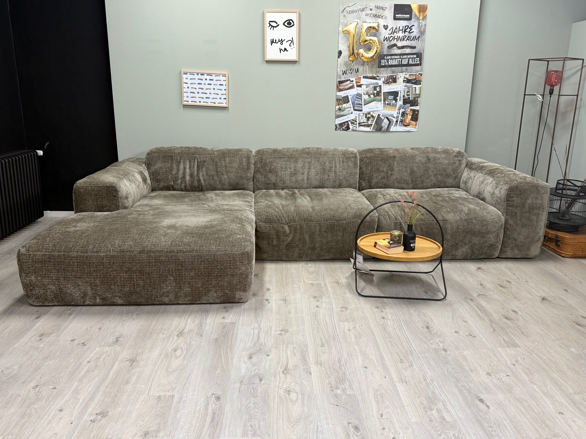 Pro Seda - Sofa - Paradiso - Stoff braun - sofort verfügbar