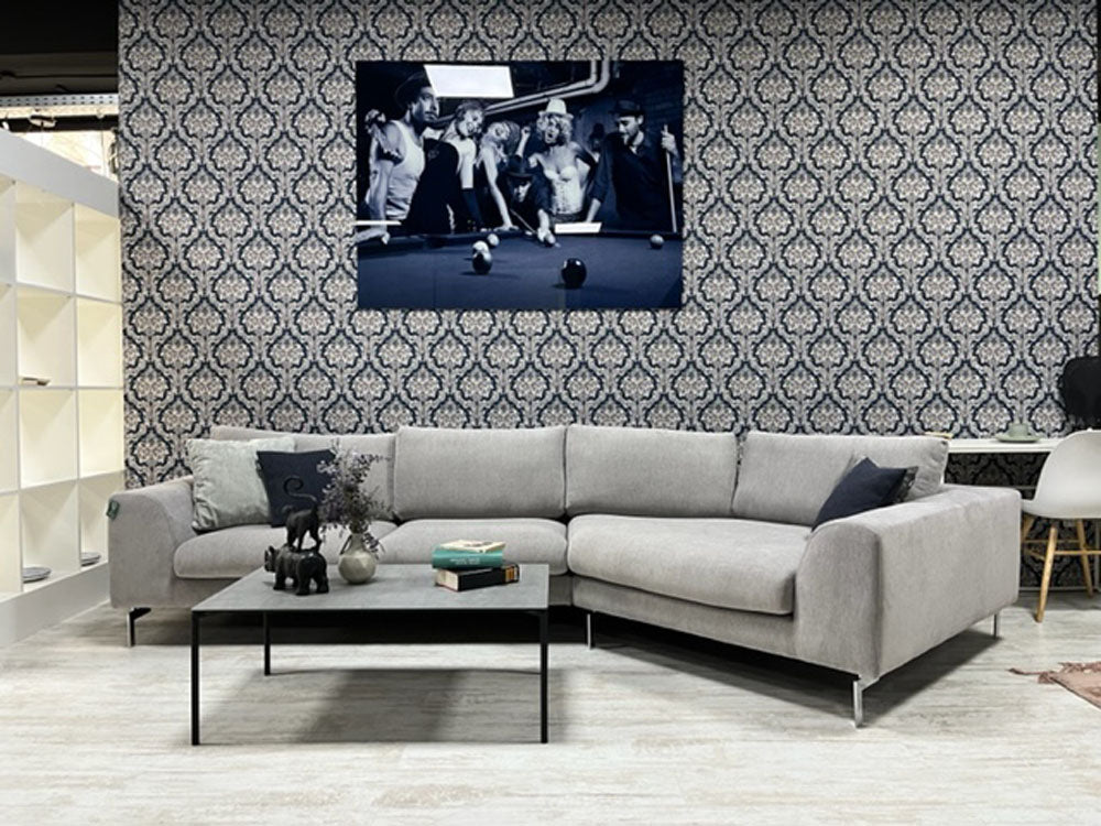 Furninova - Sofa - Jazz Day - Stoff grau - sofort verfügbar