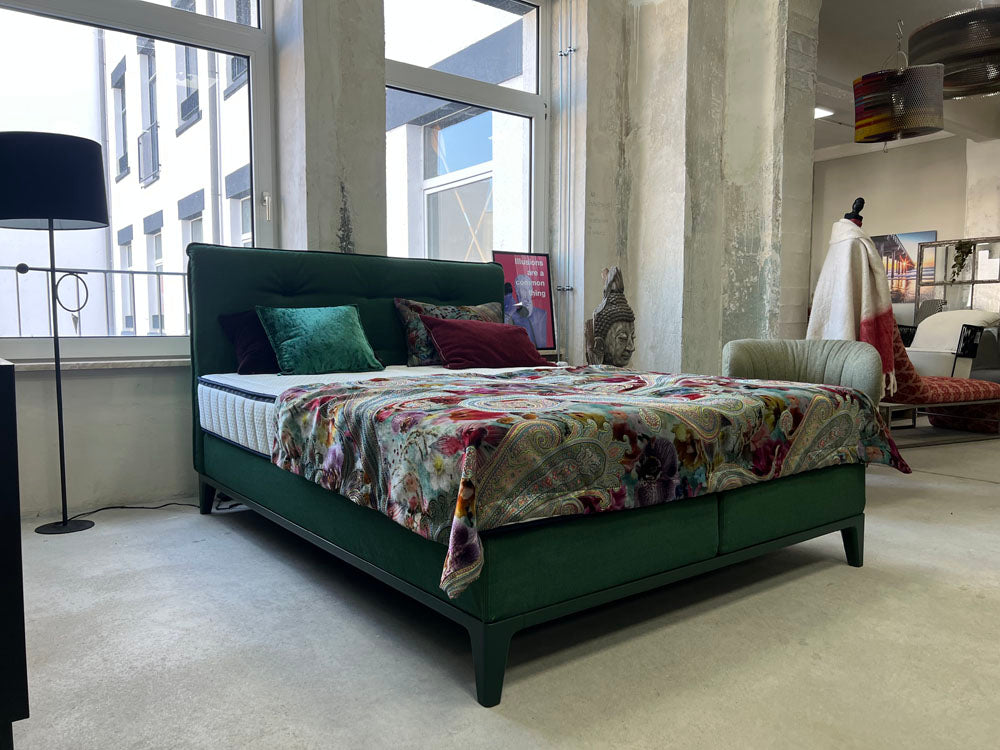 Auping - Boxspringbett - Criade - Stoff grün - konfigurierbar