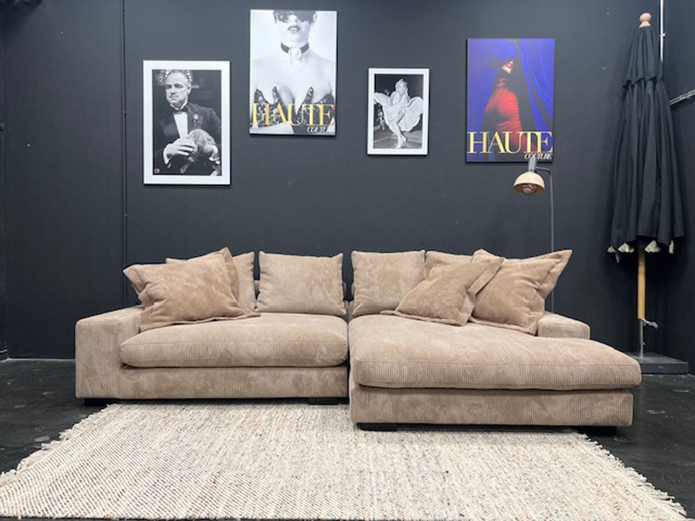 Be Type - Sofa - Be Relaxed - Stoff braun  - konfigurierbar