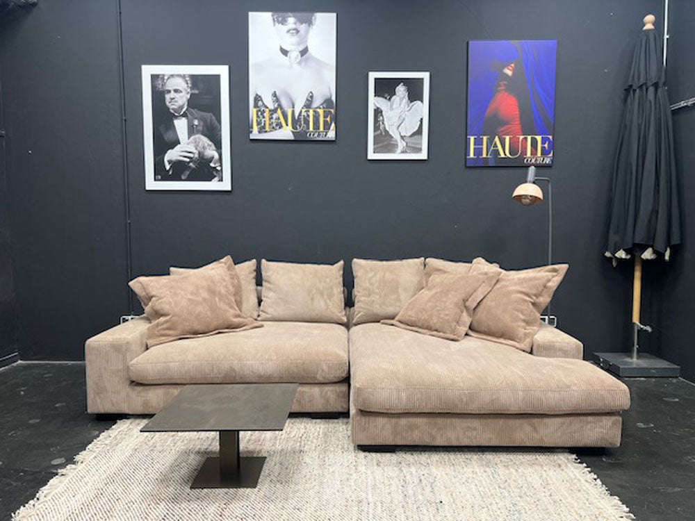 Be Type - Sofa - Be Relaxed - Stoff braun  - konfigurierbar