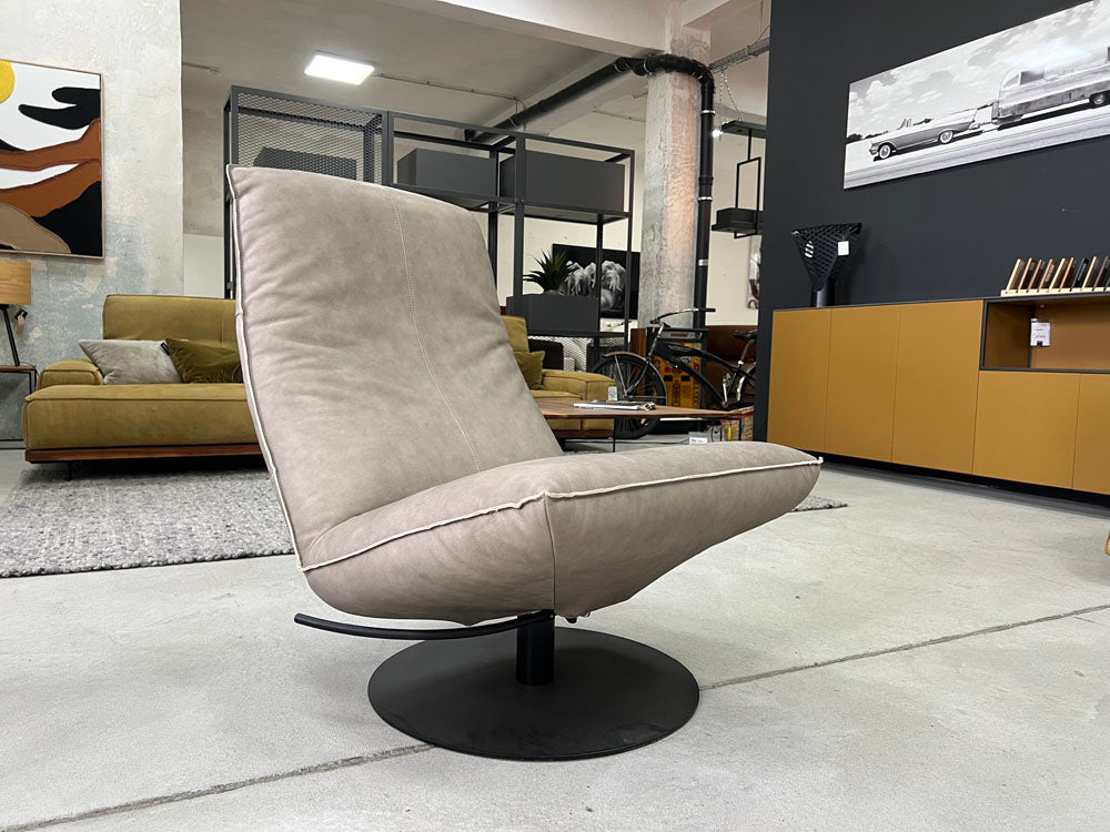 Bullfrog - Relax-Sessel - 0520 Panda - Leder grau - sofort verfügbar