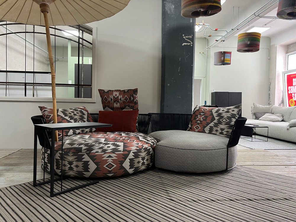 Bullfrog - Outdoor Sofa - OD1519 Isola - Stoff bunt - sofort verfügbar