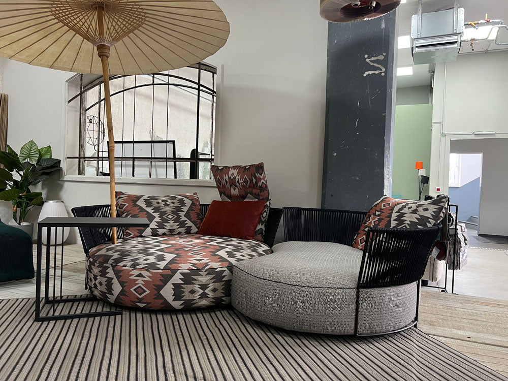Bullfrog - Outdoor Sofa - OD1519 Isola - Stoff bunt - sofort verfügbar