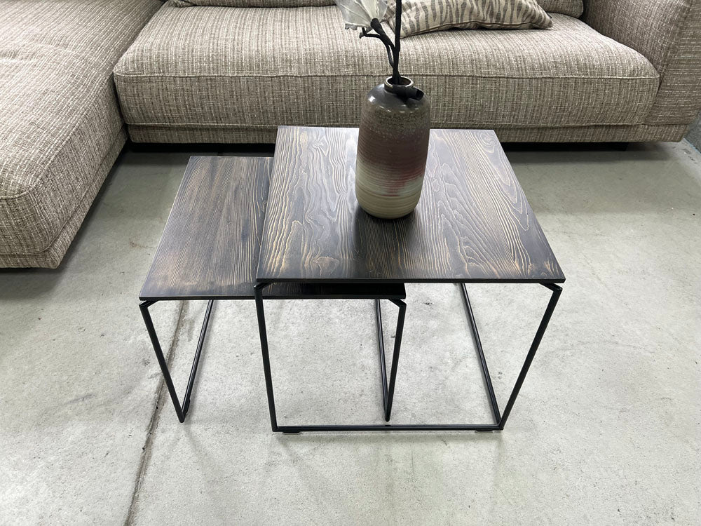 Bullfrog - Couchtisch 2er Set - 5710 Nico - Fichte Vintage - konfigurierbar