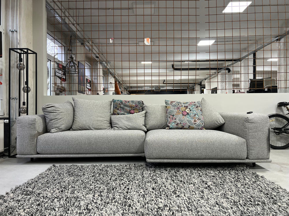 Bullfrog - Sofa - 0221 Wumms - Stoff grau - konfigurierbar