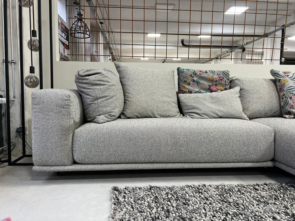 Bullfrog - Sofa - 0221 Wumms - Stoff grau - konfigurierbar