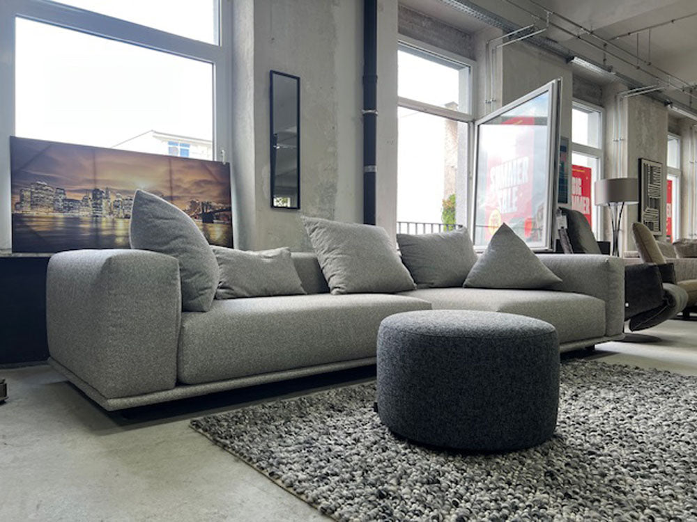 Bullfrog - Sofa - 0221 Wumms - Stoff grau - sofort verfügbar