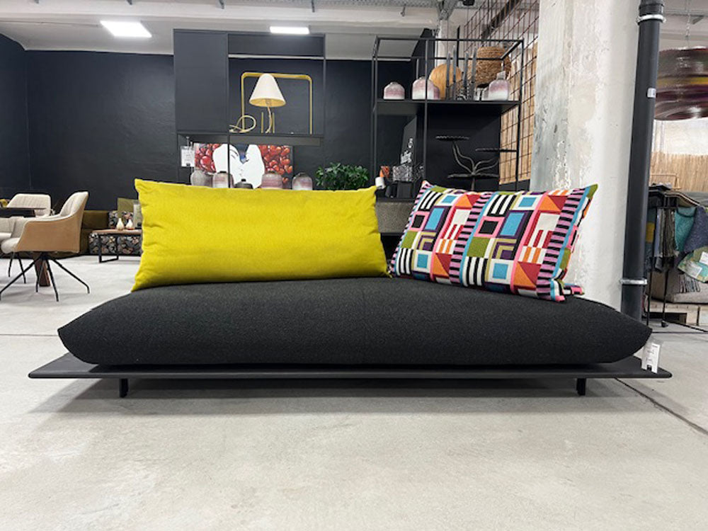 Bullfrog - Sofa + Kissen - 2310 Yo-Yo - Stoff schwarz - sofort verfügbar
