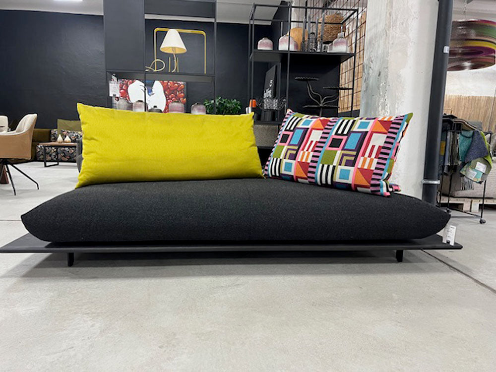 Bullfrog - Sofa + Kissen - 2310 Yo-Yo - Stoff schwarz - sofort verfügbar
