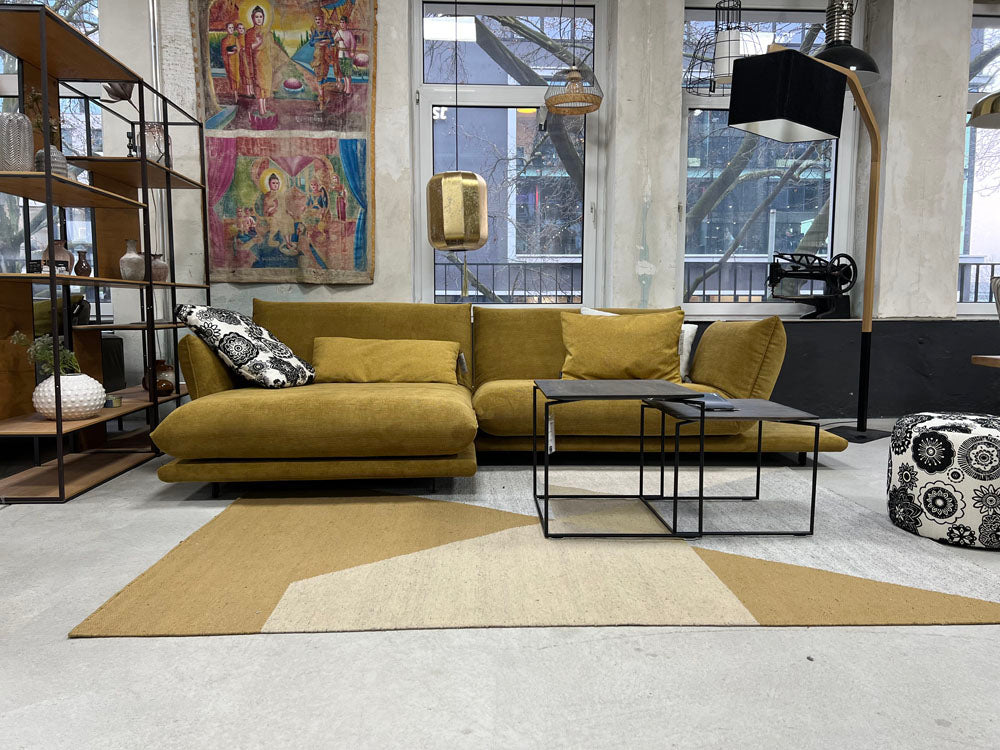 Bullfrog - Sofa - 0917 Zaza - Stoff gelb - konfigurierbar