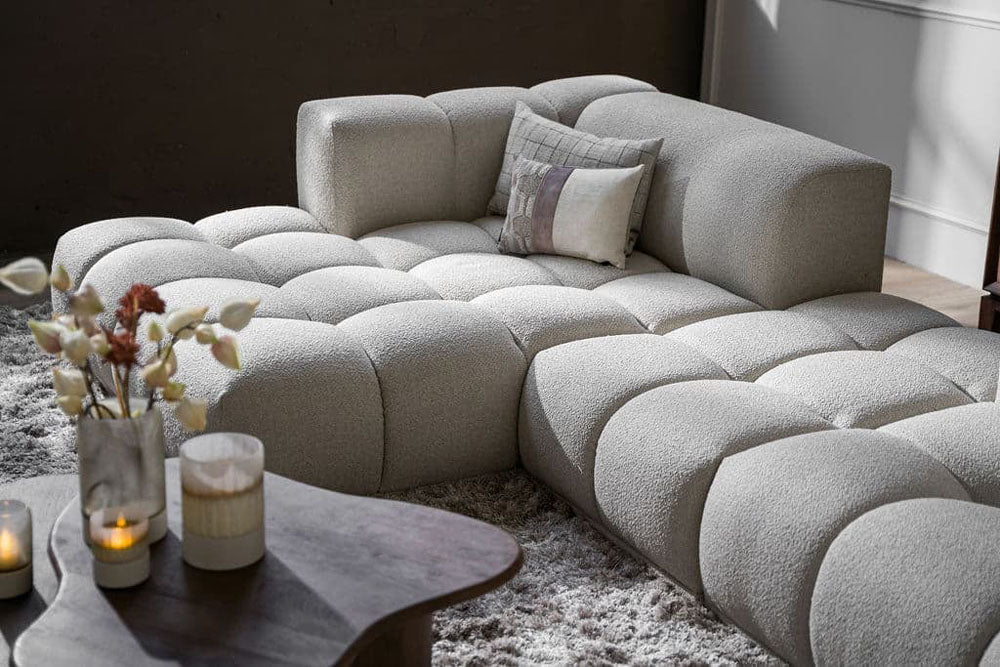 Pro Seda - Sofa - Oriane - Stoff beige - konfigurierbar