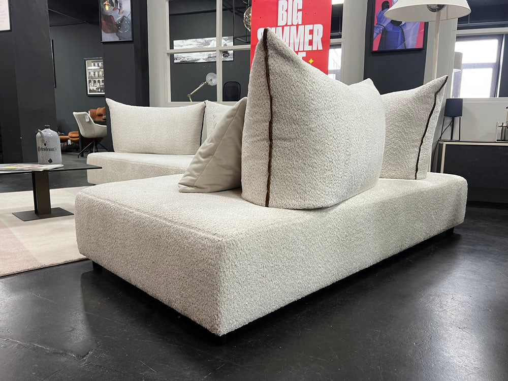 Pro Seda - Sofa + Kissen - Camilium - Stoff beige - sofort verfügbar