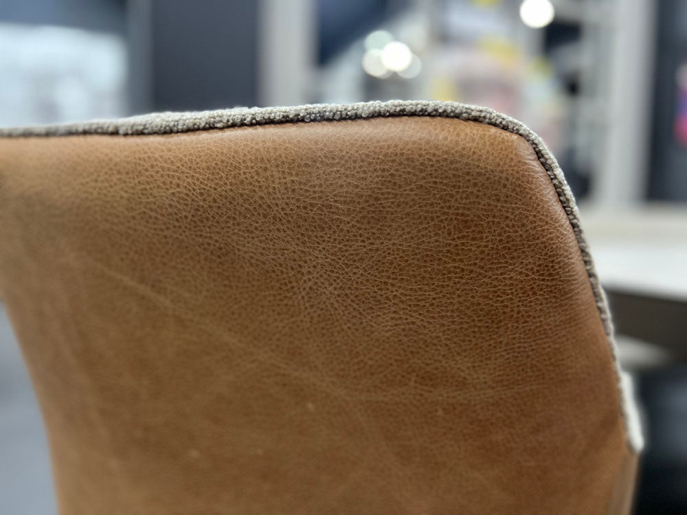 Tiado - Stuhl - Tiba - Stoff/Leder  beige - konfigurierbar