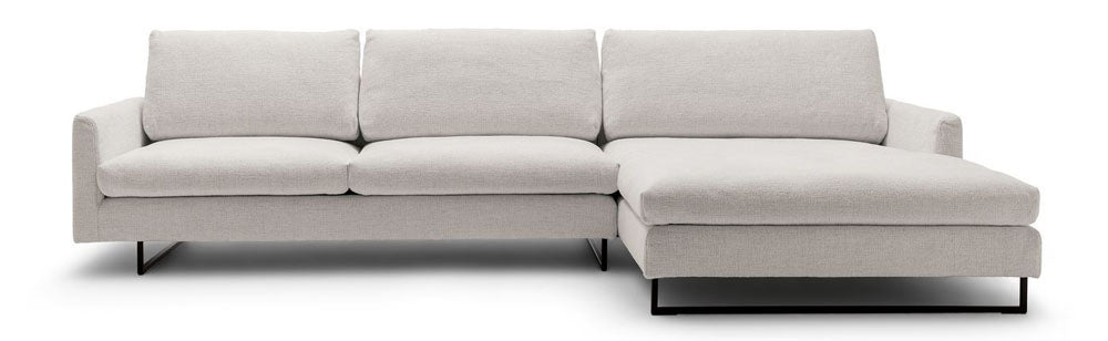 freistil Rolf Benz  - Sofa - freistil 134 - Stoff weiß - konfigurierbar