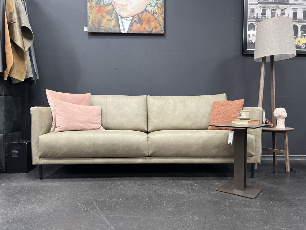 freistil - Sofa - freistil 133 - Leder grün - sofort verfügbar