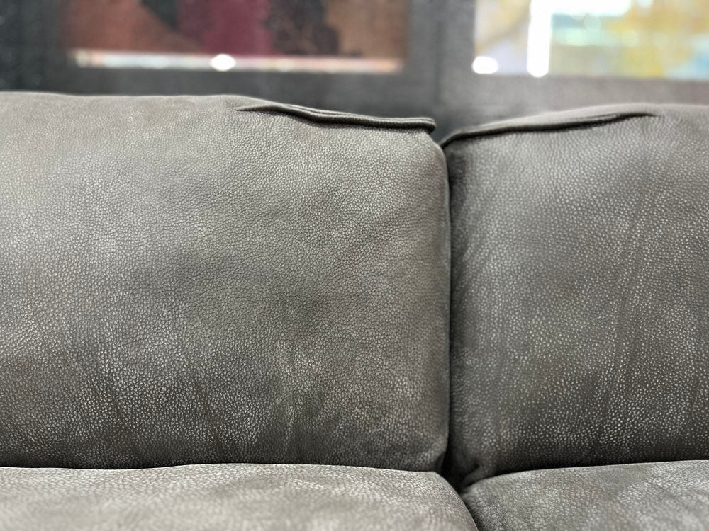 freistil - Sofa - freistil 136 - Leder grau - konfigurierbar