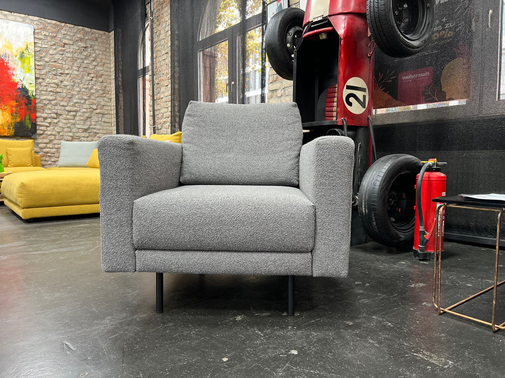 freistil - Sessel - freistil 170 - Stoff grau - konfigurierbar