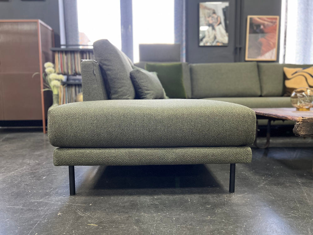 freistil - Sofa - freistil 170 - Stoff grün - konfigurierbar