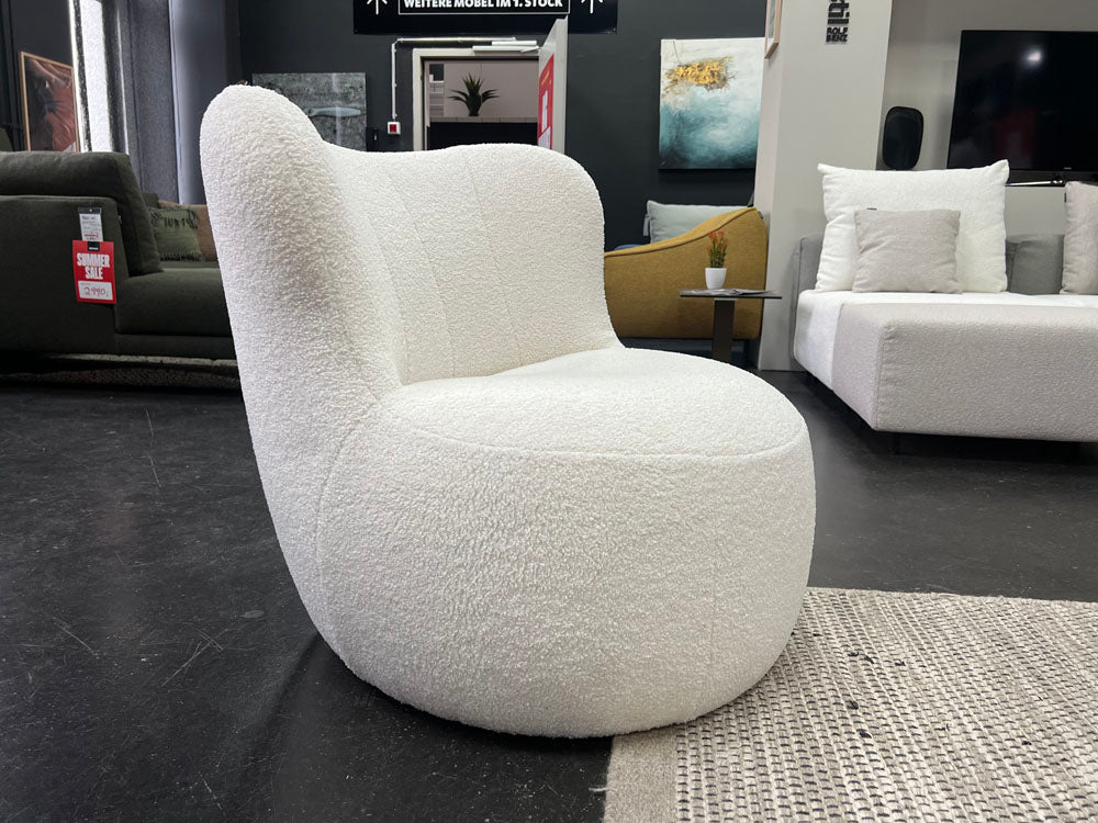freistil - Sessel - freistil 173 - Stoff weiß - konfigurierbar