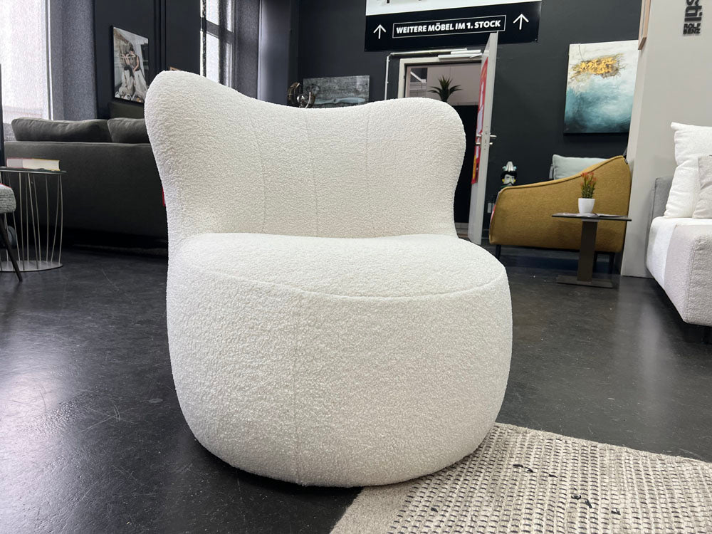 freistil - Sessel - freistil 173 - Stoff weiß - konfigurierbar
