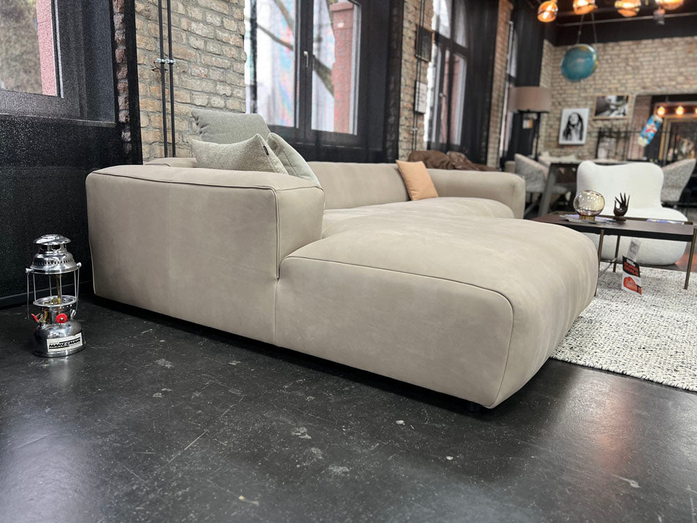 freistil - Sofa - freistil 187 - Leder beige - konfigurierbar