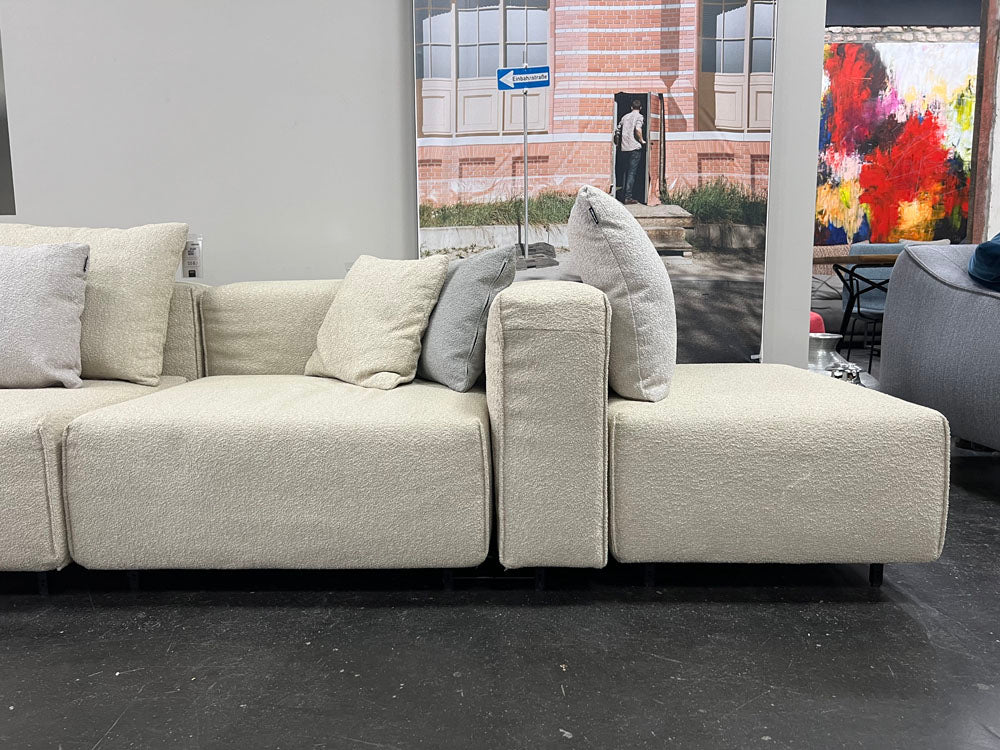 freistil - Sofa - freistil 122 - ECHT - Stoff beige - sofort verfügbar