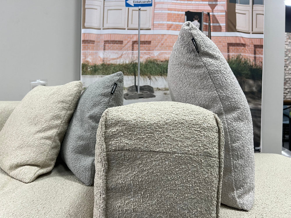 freistil - Sofa - freistil 122 - ECHT - Stoff beige - sofort verfügbar