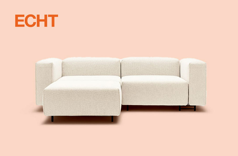 freistil - Sofa - freistil 122 - ECHT - Stoff beige - konfigurierbar