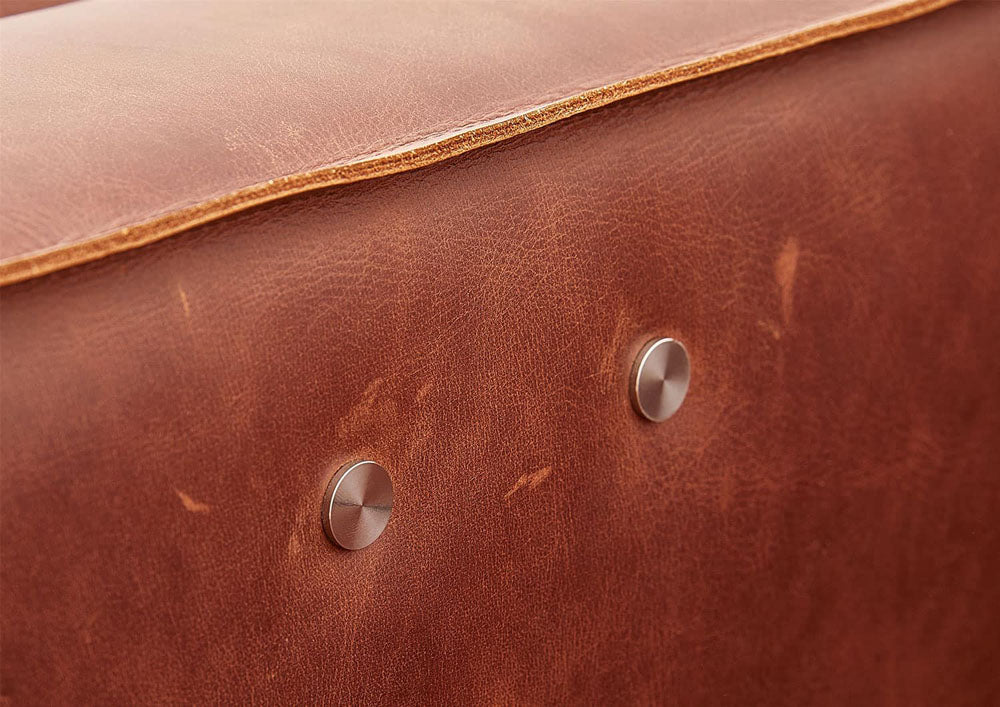 tommy M - Sofa - Bergamo - Leder braun - sofort verfügbar