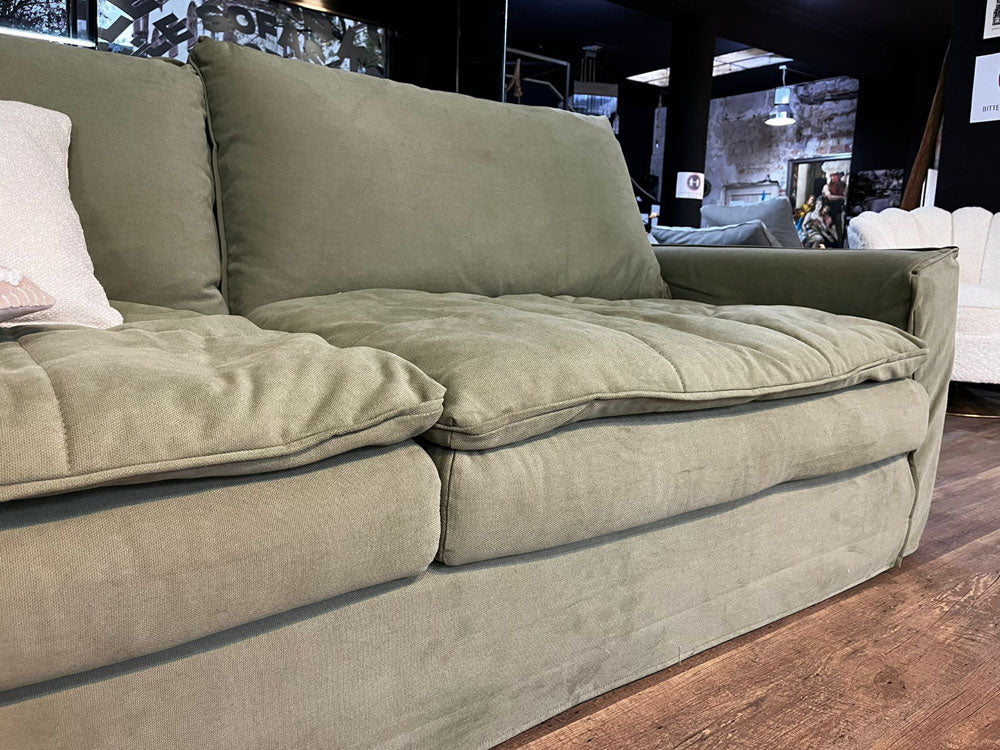 Furninova - Sofa - Kibo - Stoff grün - sofort verfügbar