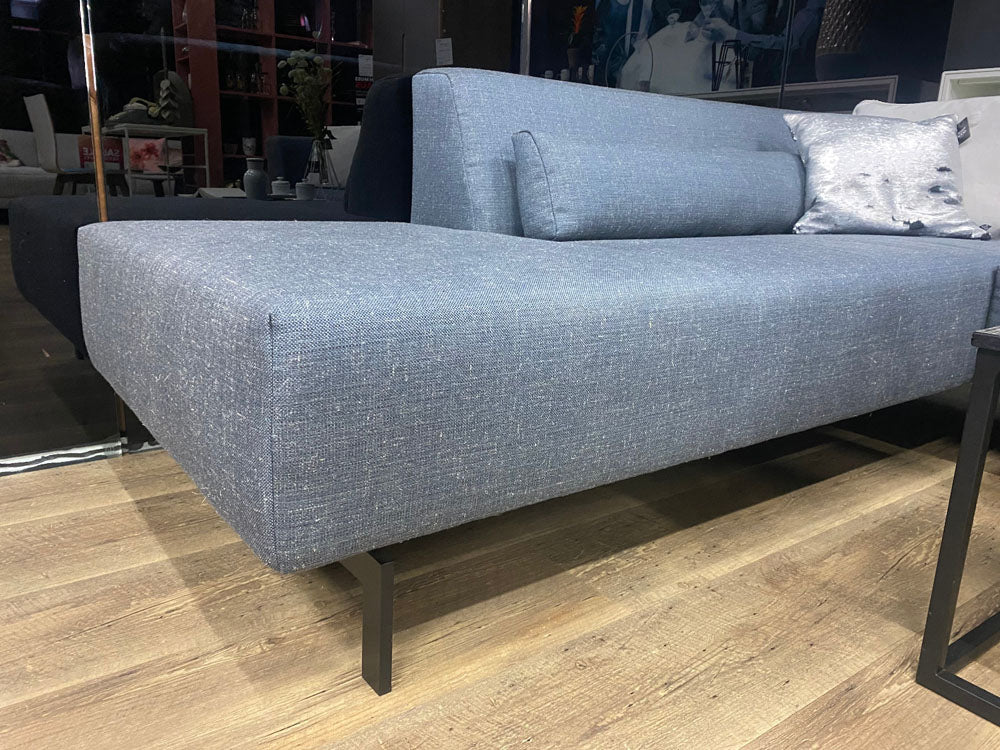 Rolf Benz - Sofa - RB 318 Linea - Stoff blau - sofort verfügbar