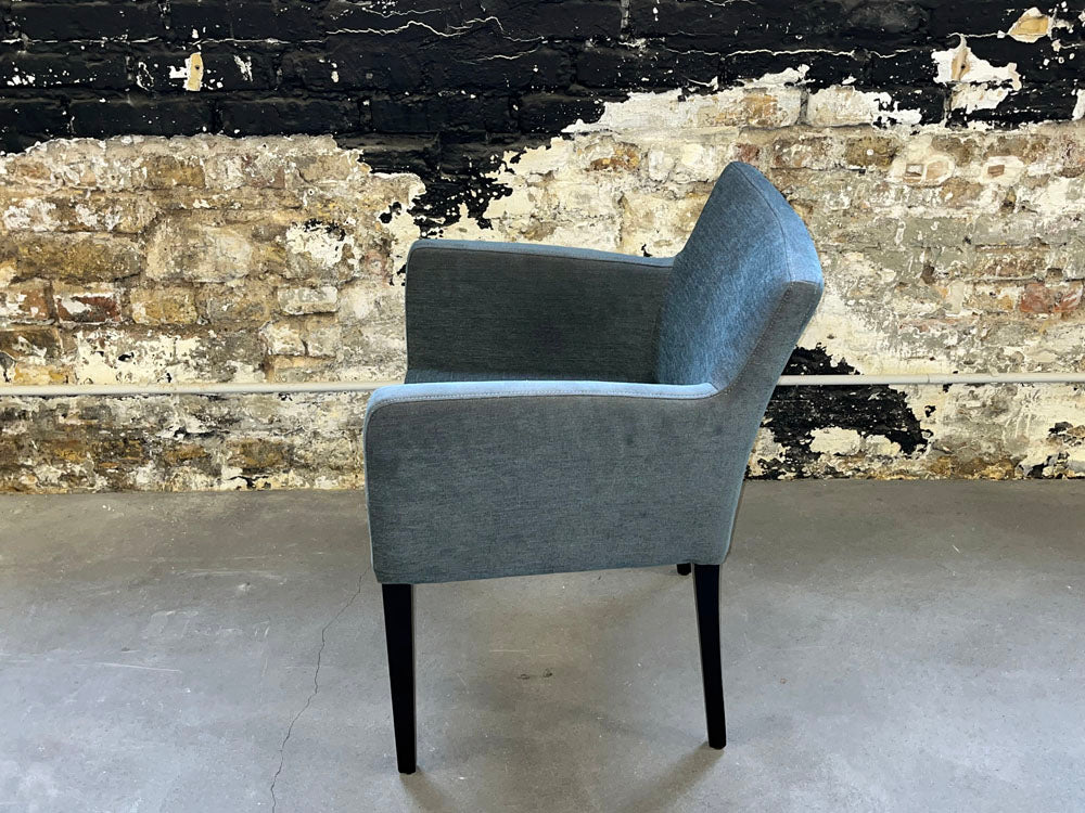 Machalke - Stuhl - Massimo (4er-Set) - Stoff Blau - sofort verfügbar