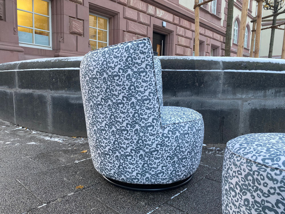 Mokumuku - Sessel - Marlene - Stoff gemustert - konfigurierbar