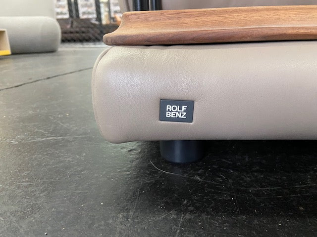Rolf Benz - Sofa - RB 545 Modo  - Leder schlamm - sofort verfügbar