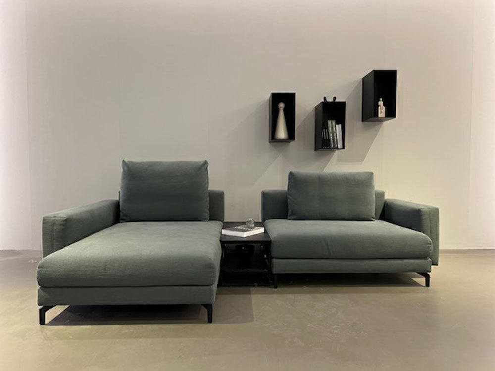 Rolf Benz - Sofa - RB Nuvola - Stoff grün - konfigurierbar