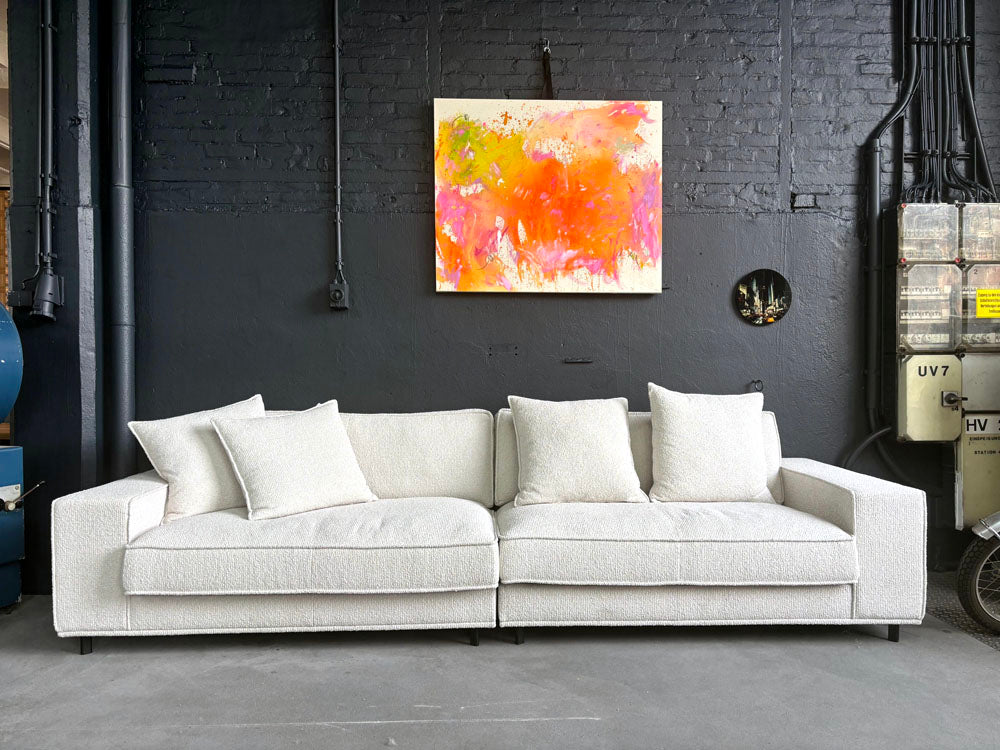 Pro Seda - Sofa - Excalibur - Stoff beige - Sofort verfügbar