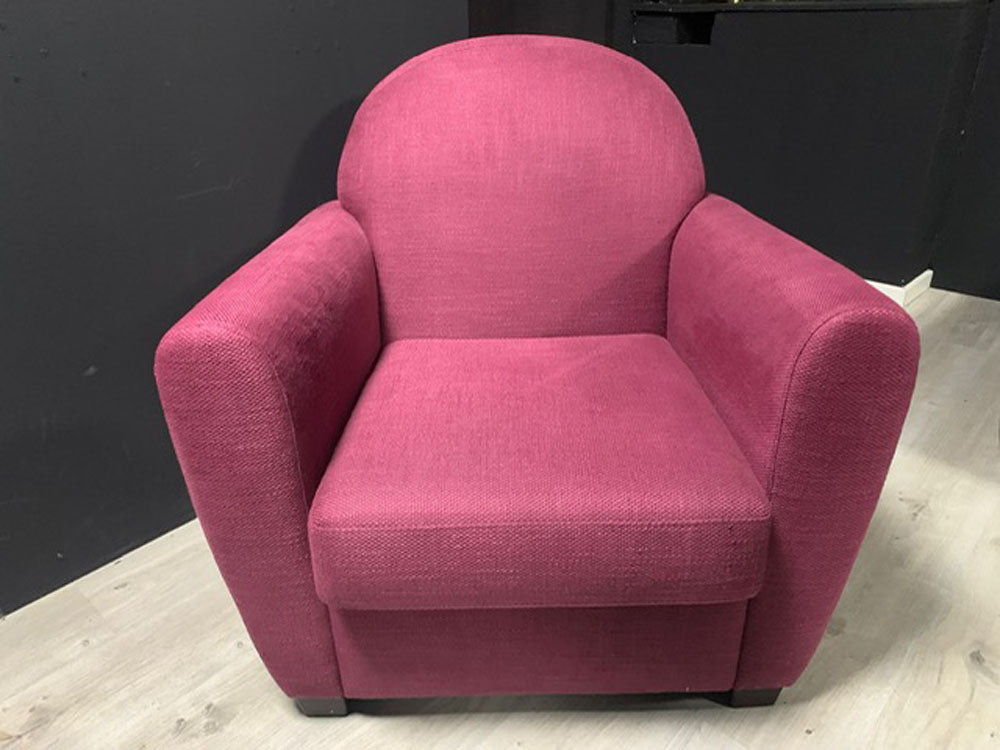 Machalke - Sessel - Prototyp - Stoff lila - sofort verfügbar