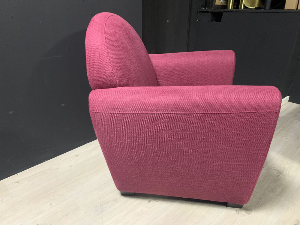 Machalke - Sessel - Prototyp - Stoff lila - sofort verfügbar