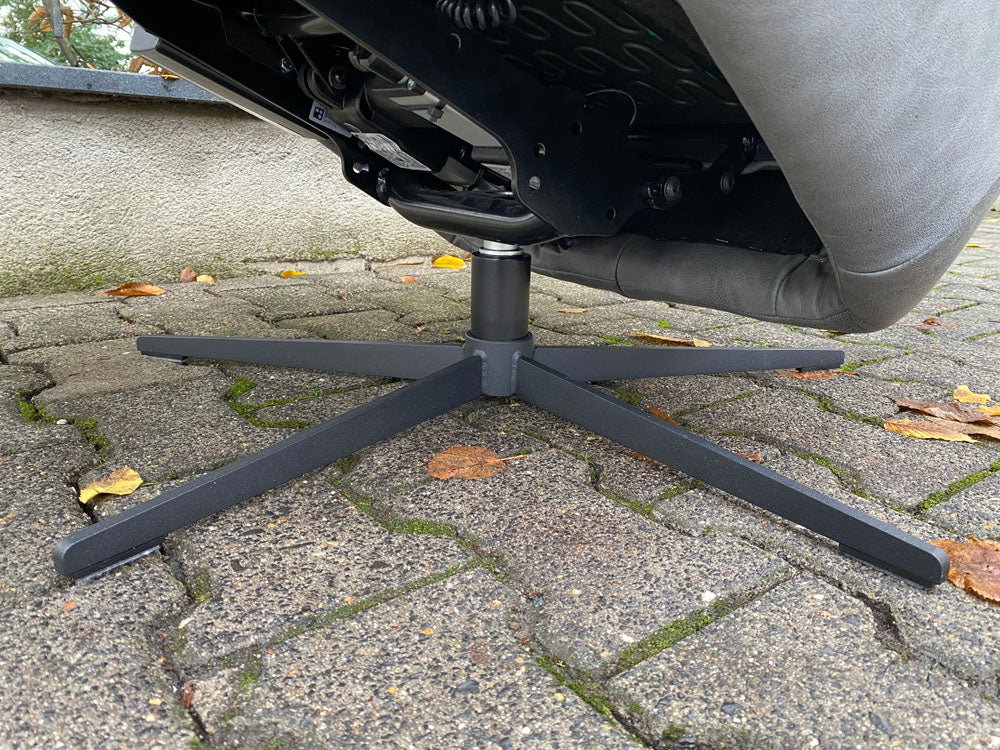 Pro Seda - Sessel - Ravi - Leder grau - konfigurierbar