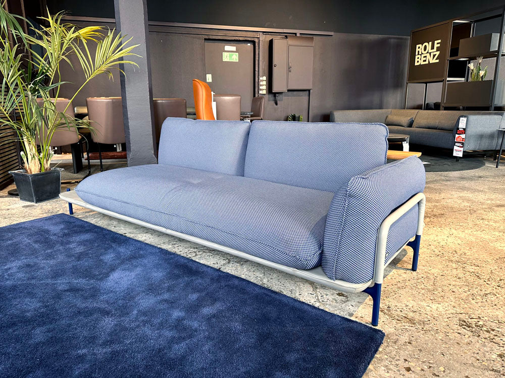 Rolf Benz - Sofa - RB Addit - Stoff blau - sofort verfügbar